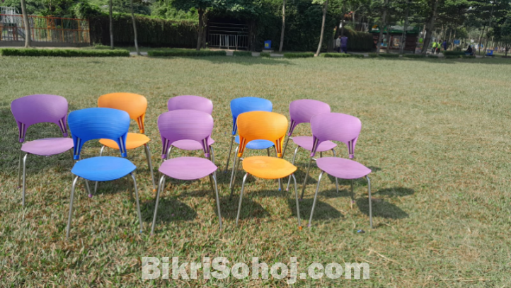 স্টিল ফ্রেমের RFL প্লাস্টিক চেয়ার